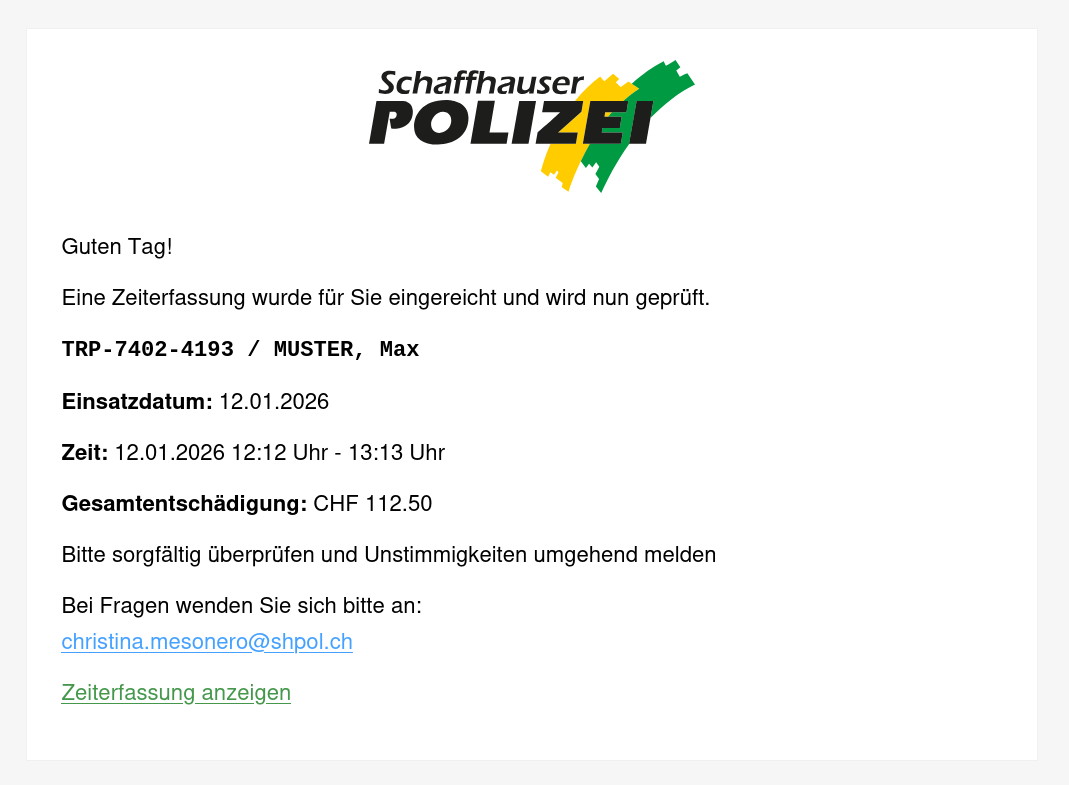 E-Mail an Dolmetschende